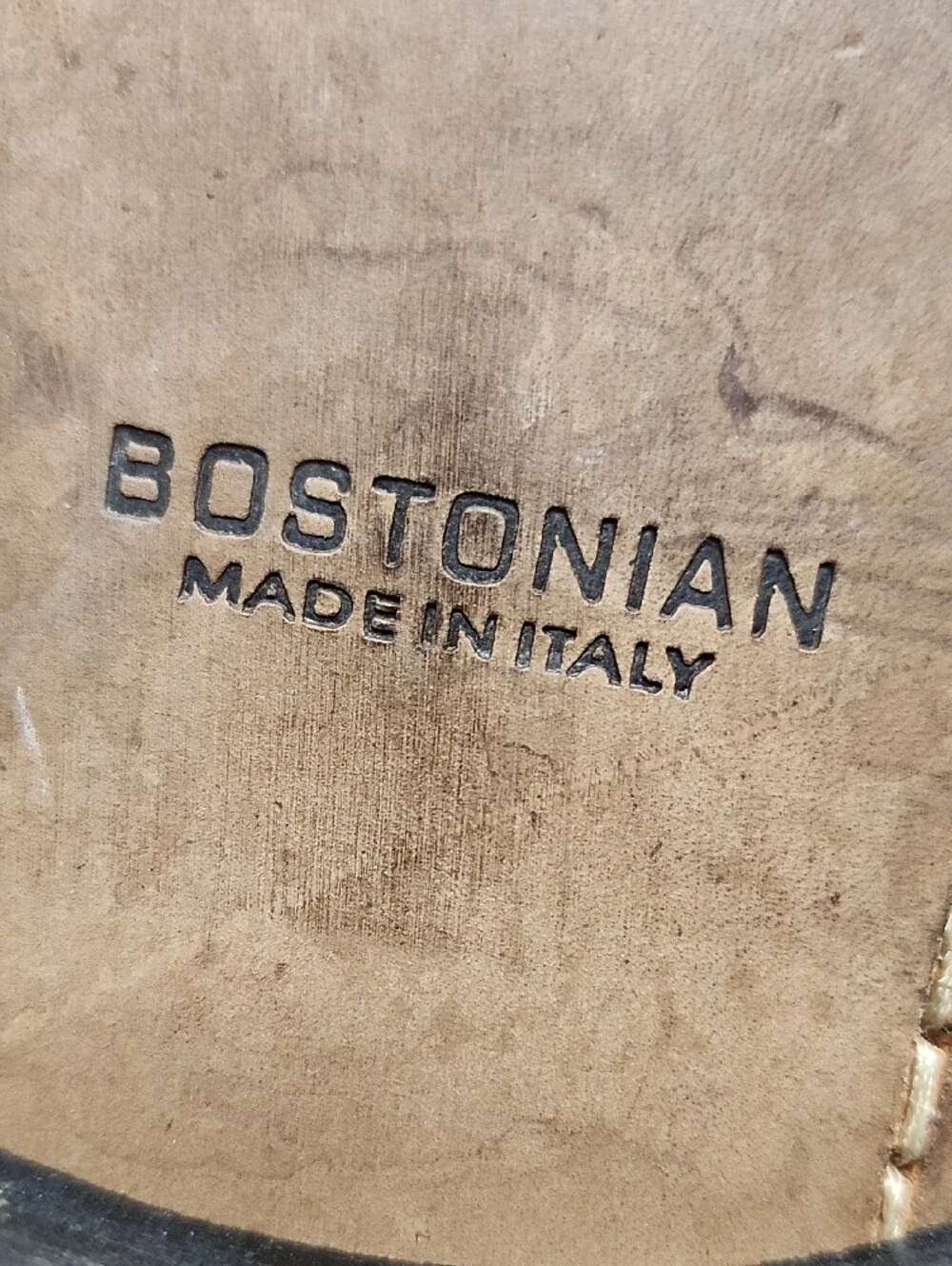 Bostonian Leather Dress Shoes Made in Italy Dk Brown